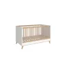 Faktum FLIP White & Oak 120-as babaágy - fehér