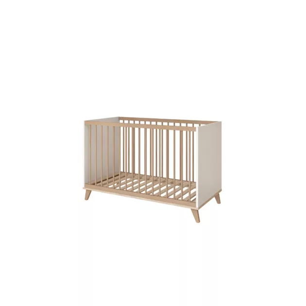 Faktum FLIP White & Oak átalakítható 140-es babaágy (2 doboz) - fehér