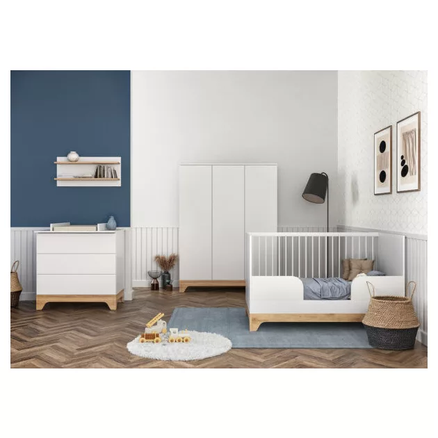Faktum LUMINA White 3 osztású szekrény (5 doboz) - fehér