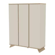   Faktum Sienna Cashmere 3 osztású szekrény (5 doboz) - kasmír