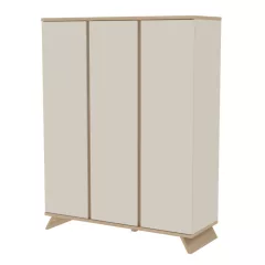   Faktum Sienna Cashmere 3 osztású szekrény (5 doboz) - kasmír