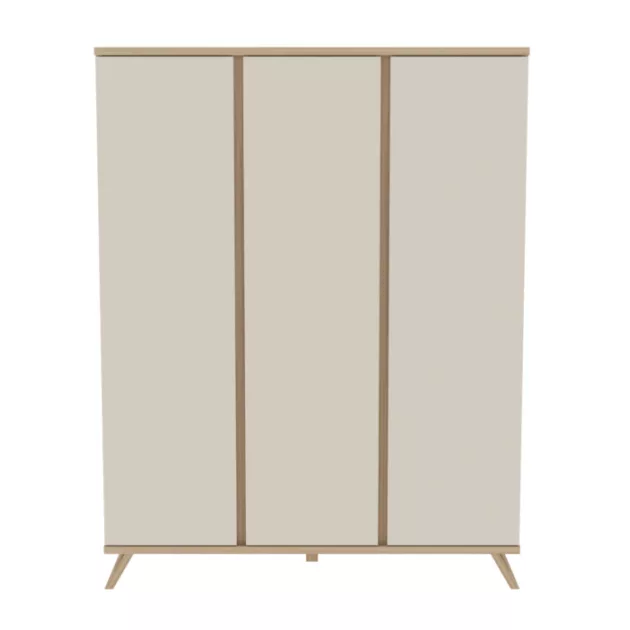 Faktum Sienna Cashmere 3 osztású szekrény (5 doboz) - kasmír