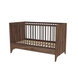   Faktum Nest Walnut Átalakítható 140-es babaágy (2 doboz) - mogyoró