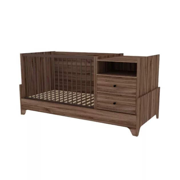 Faktum Nest Walnut Kombi babaágy (4 doboz) - mogyoró