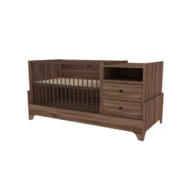 Faktum Nest Walnut Kombi babaágy (4 doboz) - mogyoró