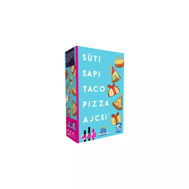 Süti, sapi, taco, pizza, ajcsi