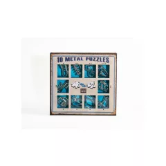 Eureka  - 10 Metal Puzzle Set - kék *-***