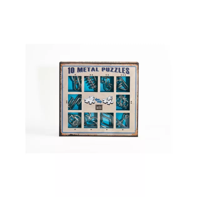 Eureka  - 10 Metal Puzzle Set - kék *-***