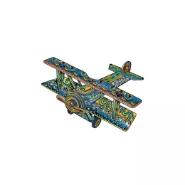 Eureka  - Fa puzzle – Kétfedelü repülőgép (FSC-wood)