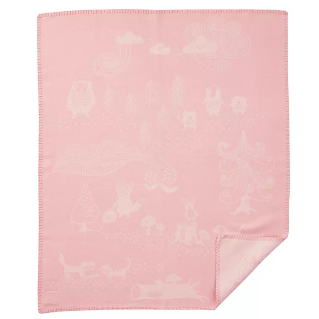 Klippan Woodland biopamut babapléd