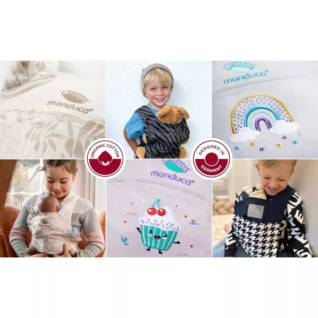 Manduca DollCarrier játék hordozó Rainbow Lila