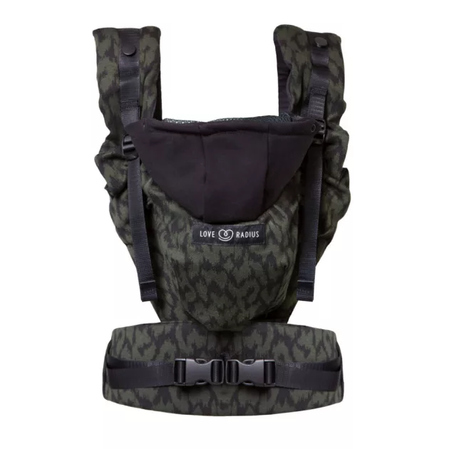 LoveRadius Hoodie 2 csatos babahordozó - Wild Camo