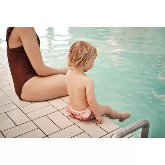 Vimse úszópelenka, fodros - Cherry - S