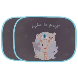 Sophie a zsiráf árnyékoló autóban