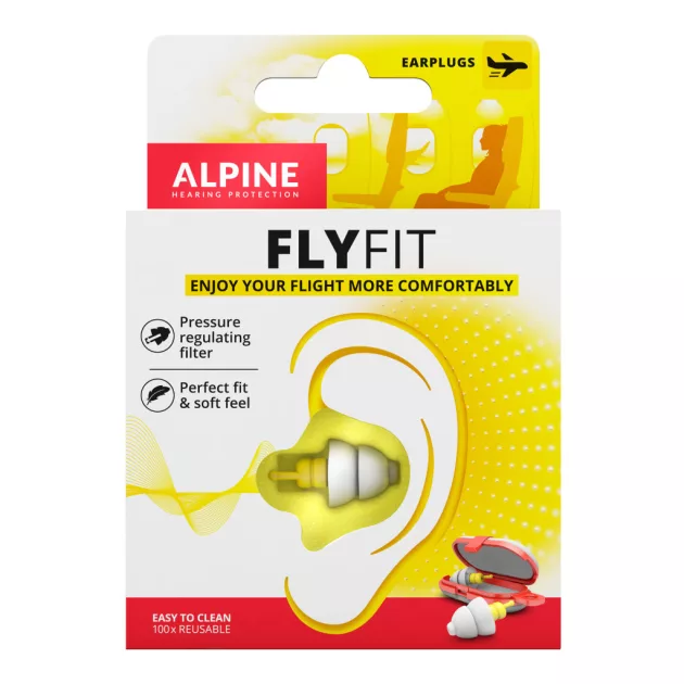 Alpine FlyFit füldugó utazáshoz, repüléshez