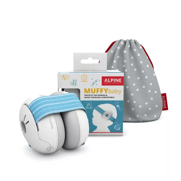 Alpine Muffy Baby fültok csecsemőknek kék