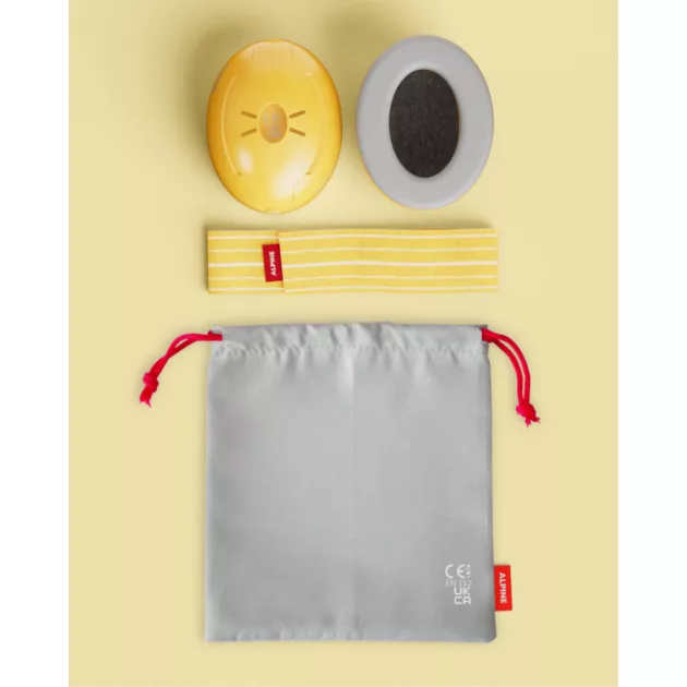 Alpine Muffy Baby fültok csecsemőknek sárga