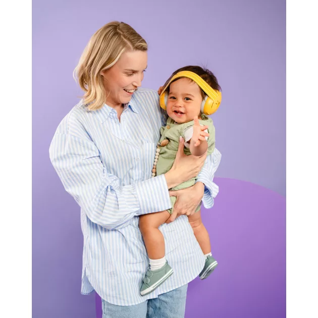 Alpine Muffy Baby fültok csecsemőknek sárga