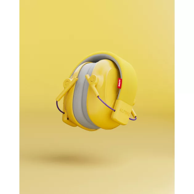 Alpine Muffy - gyerek hallásvédő fültok - sárga
