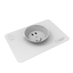   Matchstick Monkey Makihami - Csúszásmentes szilikon alátét + tányér 2:1 - szürke