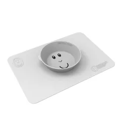   Matchstick Monkey Makihami - Csúszásmentes szilikon alátét + tányér 2:1 - szürke