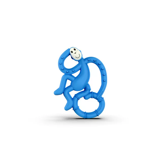 Matchstick Monkey Mini táncoló rágómaki - kék (0-3 hó)