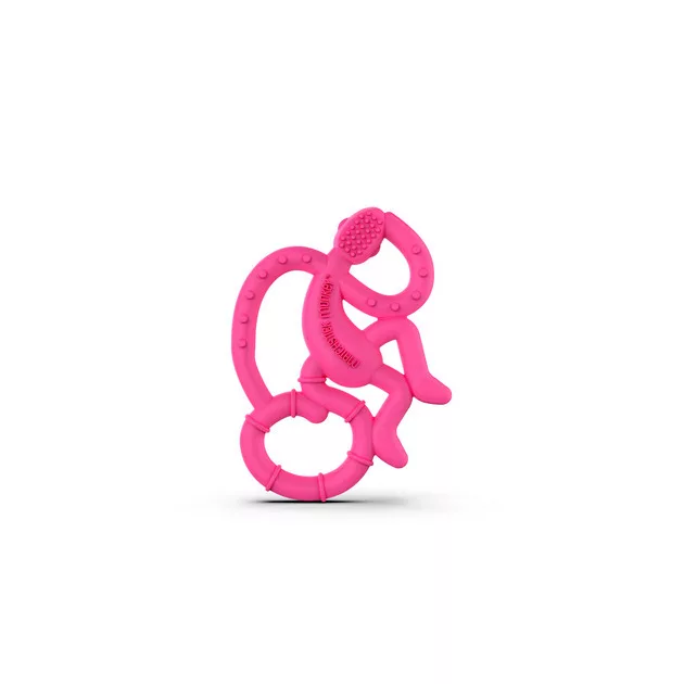Matchstick Monkey Mini táncoló rágómaki - pink (0-3 hó)