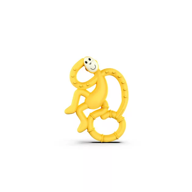 Matchstick Monkey Mini táncoló rágómaki - sárga (0-3hó)
