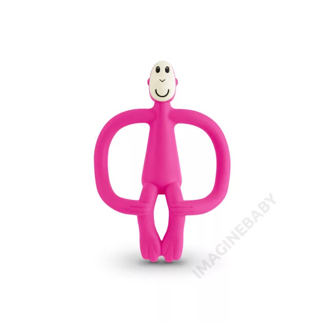 Matchstick Monkey Rágómaki - Pink - rágóka fogzásra