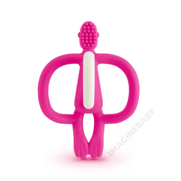 Matchstick Monkey Rágómaki - Pink - rágóka fogzásra