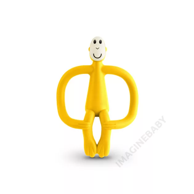 Matchstick Monkey Rágómaki - Sárga - rágóka fogzásra