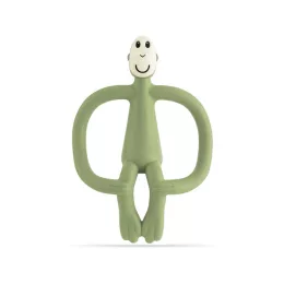   Matchstick Monkey Rágómaki - Oliva zöld - rágóka fogzásra
