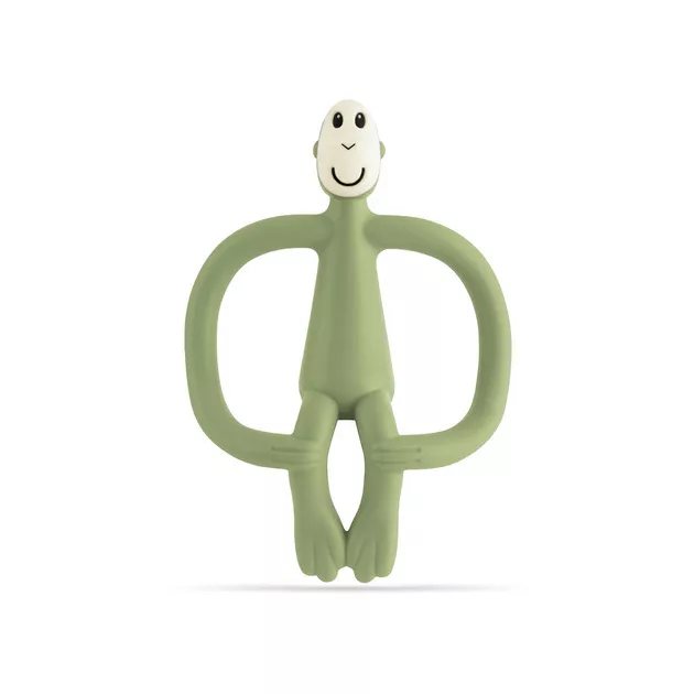 Matchstick Monkey Rágómaki - Oliva zöld - rágóka fogzásra