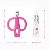 Matchstick Monkey rágómaki és fogínygél szett - pink