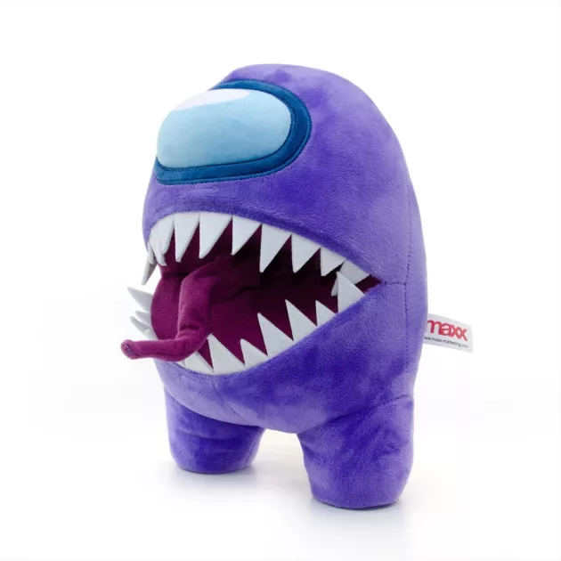 Among Us plüss figura 30 cm - imposztor hajlítható nyelvvel