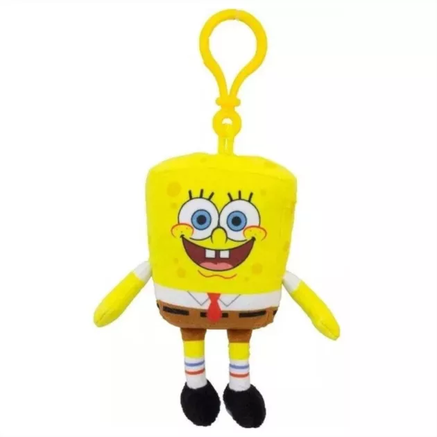 SpongyaBob plüss táskaklipp, 13 cm - SpongyaBob