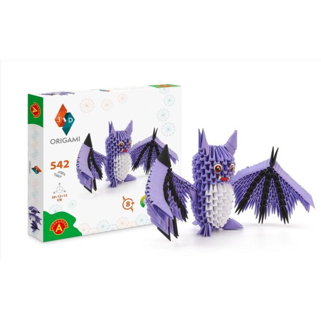 Origami 3D Denevér papírhajtogatós építőjáték