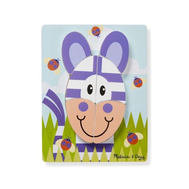 Melissa & Doug Bébi és tipegő fajátékok, Óriás puzzle, szafari