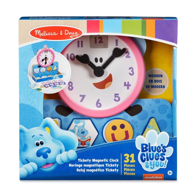 Melissa & Doug fa mágneses óra