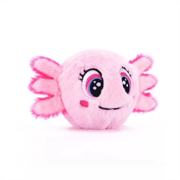 Bouncibles pattogó plüss labda - Bubbles, a rózsaszín axolotl