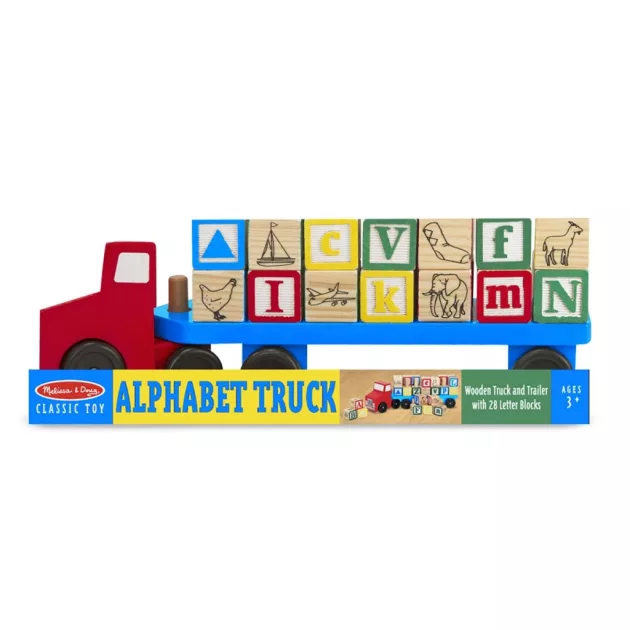 Melissa & Doug betűszállító teherautó