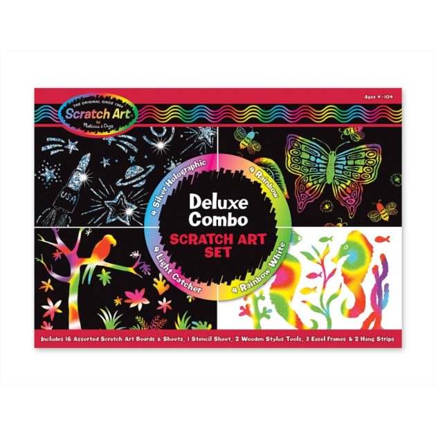 Melissa & Doug képkarc, deluxe szett