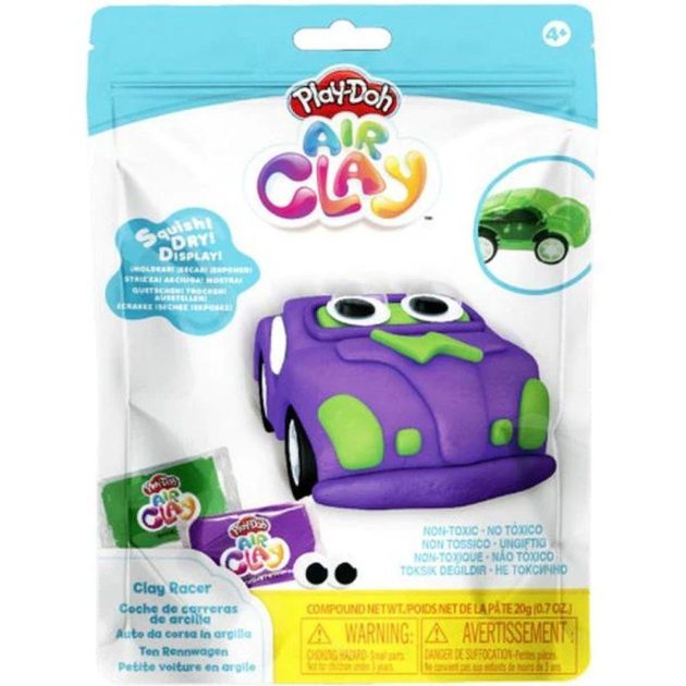 Play-Doh Air Clay levegőre száradó gyurma - versenyautó