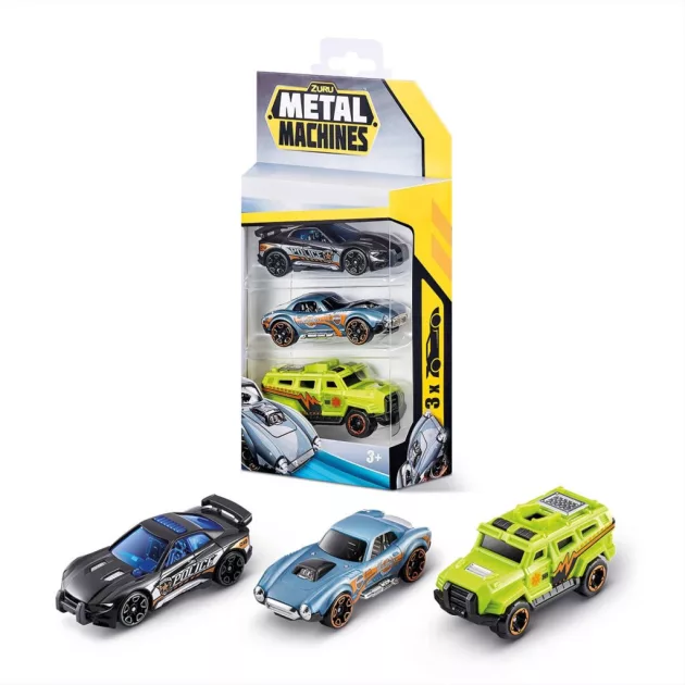 Metal Machines fém kisautó csomag, 5 db-os, 4. sorozat - többféle