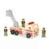 Melissa & Doug Fa jármű, létrás tűzoltóautó