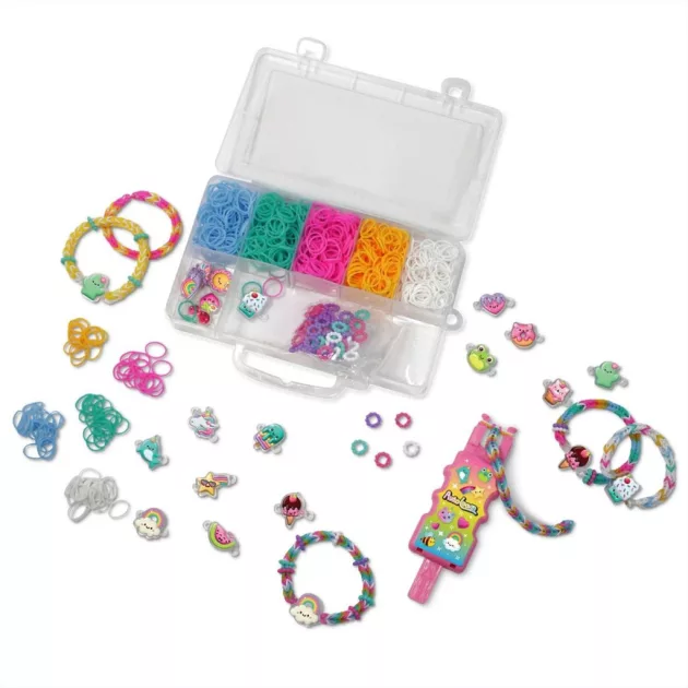 Rainbow Loom Auto Loom Cutie Club gumikarkötő készítő szett