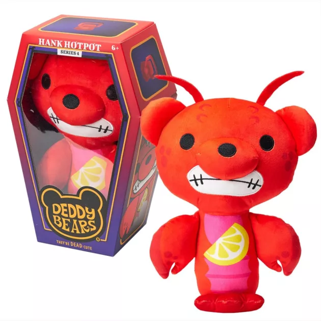 Deddy Bear Hank plüss koporsóban, 4. sorozat, 30 cm-es - Hank Hotpot