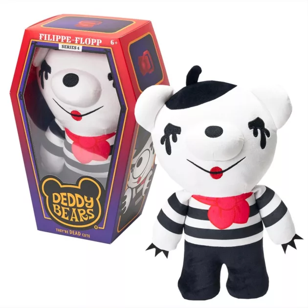 Deddy Bear Hank plüss koporsóban, 4. sorozat, 30 cm-es - Flippe-Flop