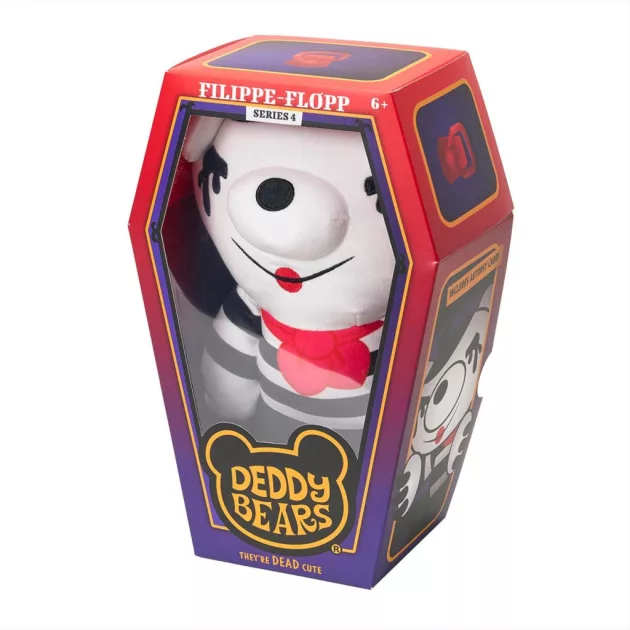Deddy Bear Hank plüss koporsóban, 4. sorozat, 30 cm-es - Flippe-Flop