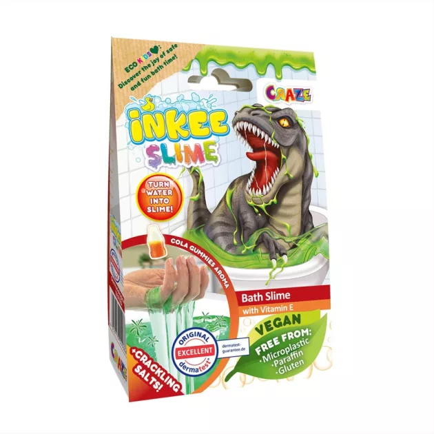 Craze Inkee vegán fürdő slime - dinó kólás gumicukor aromával